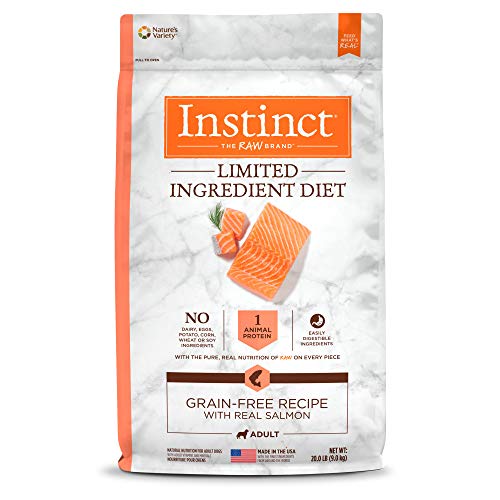 Instinct Limited Ingredient Diet, Natural Dry Dog Food, Grain Free Recipe - Real Salmon, 20 lb. Bag